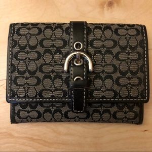 Mini Coach Monogram Wallet